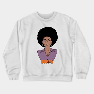 Classic movie blaxploitation actress Pam Grier Foxy Brown Crewneck Sweatshirt